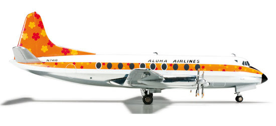 Das Flugzeug 700 Vickers Viscount Aloha Air